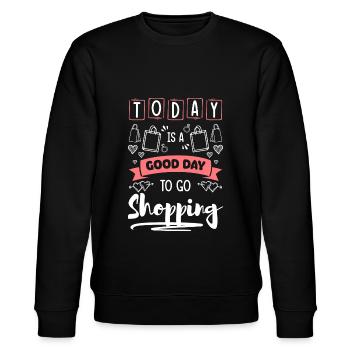 Shopping Les accros du shopping Acheter de l’argent - Sweat bio CHANGER Stanley/Stella Unisexe - noir - Devant - Nik (191cm) & Marisol (170cm)