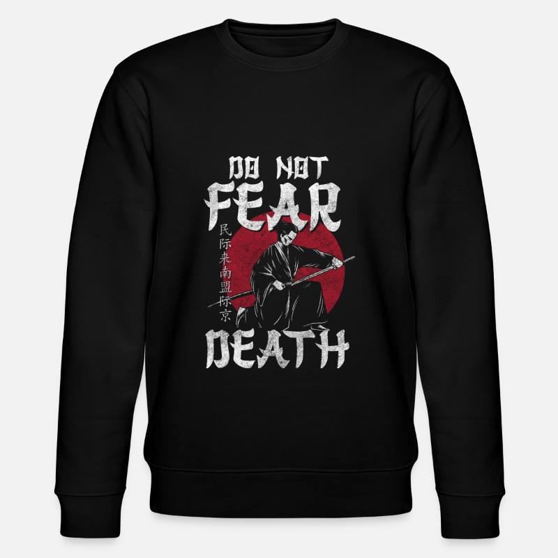 Samurai Schwert Mut Ronin - Stanley/Stella Unisex Bio-Sweatshirt CHANGER - Schwarz