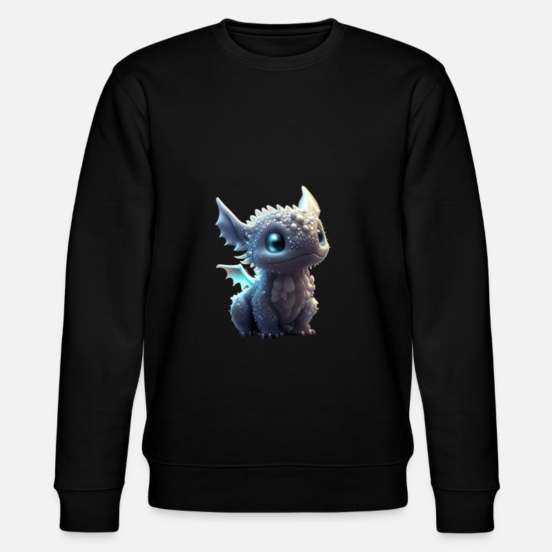 Petit dragon doux 8 - Sweat bio CHANGER Stanley/Stella Unisexe - noir