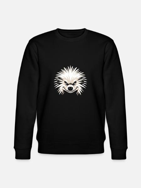 Porcupine - Stanley/Stella CHANGER Unisex Organic Sweatshirt - black