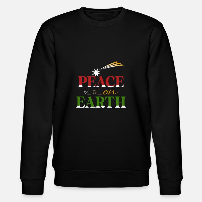 Paix sur Terre - Sweat bio CHANGER Stanley/Stella Unisexe - noir