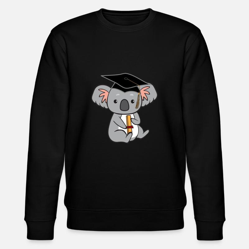 Koala avec diplôme - Sweat bio CHANGER Stanley/Stella Unisexe - noir