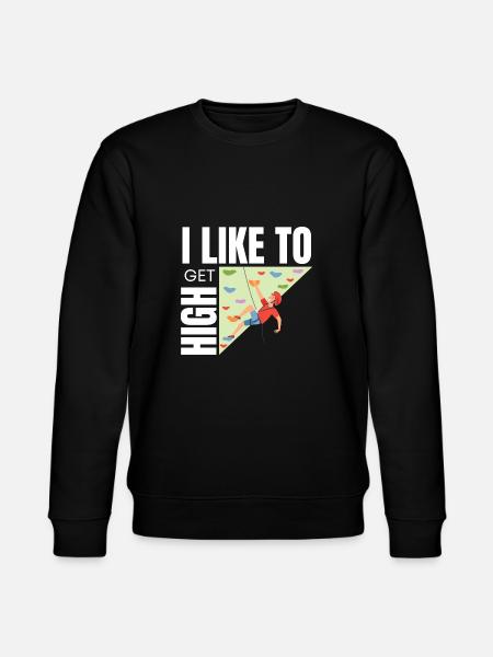 Wall Climbing Rock Climbing - Stanley/Stella CHANGER Unisex Organic Sweatshirt - black