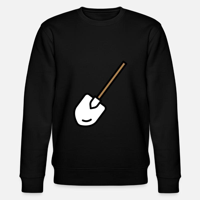 Schaufel Werkzeug Gartenarbeit - Stanley/Stella Unisex Bio-Sweatshirt CHANGER  - Schwarz