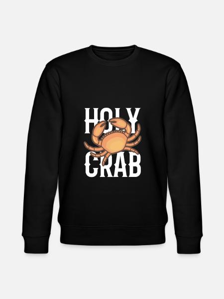 Krabbe Holy Crab - Stanley/Stella CHANGER Unisex Organic Sweatshirt - black