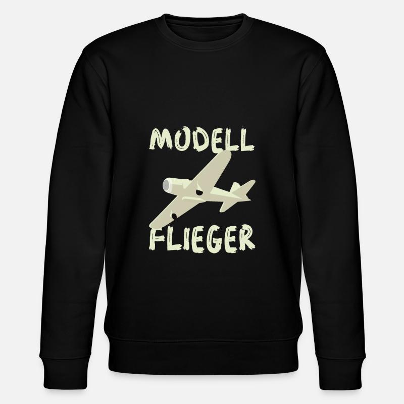 Modellflieger - Stanley/Stella Unisex Bio-Sweatshirt CHANGER  - Schwarz