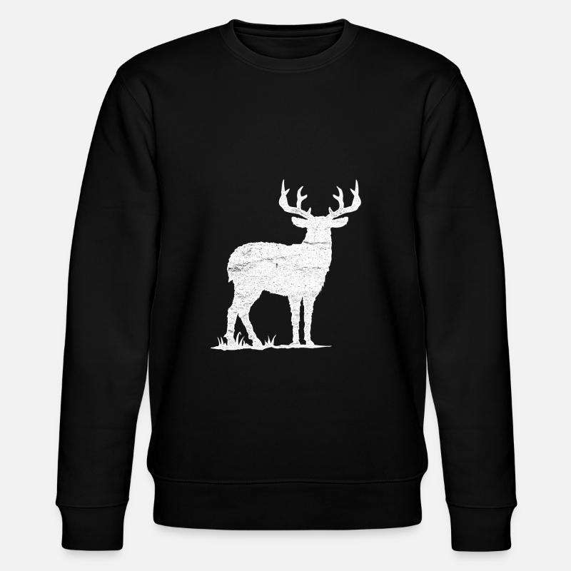 Cerf - Sweat bio CHANGER Stanley/Stella Unisexe - noir