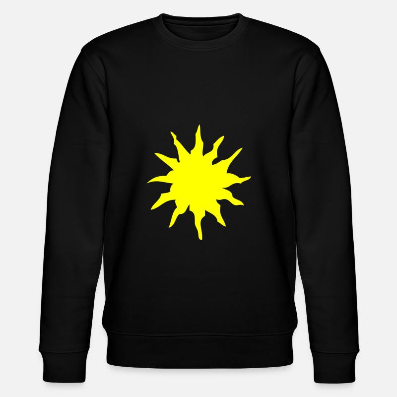 Sonne - Stanley/Stella Unisex Bio-Sweatshirt CHANGER  - Schwarz