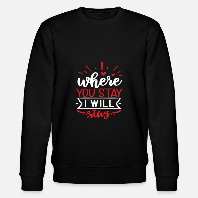 Épouser - Sweat bio CHANGER Stanley/Stella Unisexe - noir