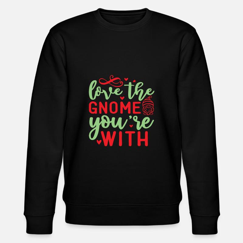 Heiraten 1 - Stanley/Stella Unisex Bio-Sweatshirt CHANGER  - Schwarz