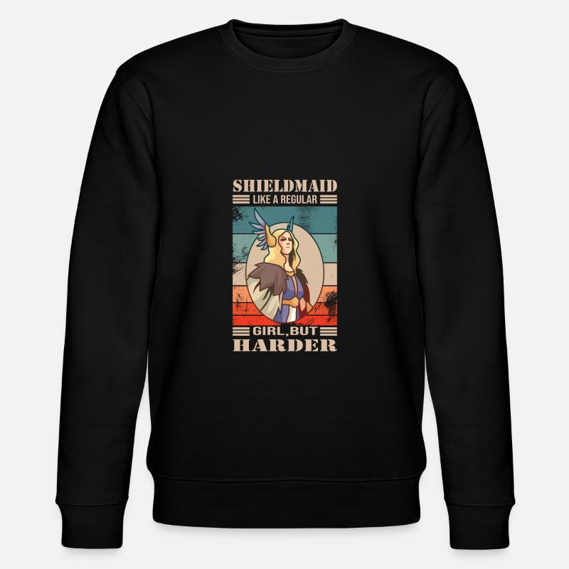 Wikinger - Stanley/Stella Unisex Bio-Sweatshirt CHANGER  - Schwarz