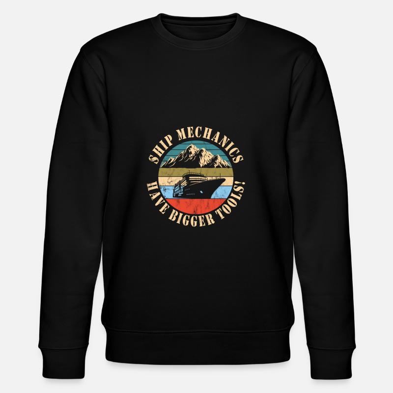 Mécanicien de navire - Sweat bio CHANGER Stanley/Stella Unisexe - noir