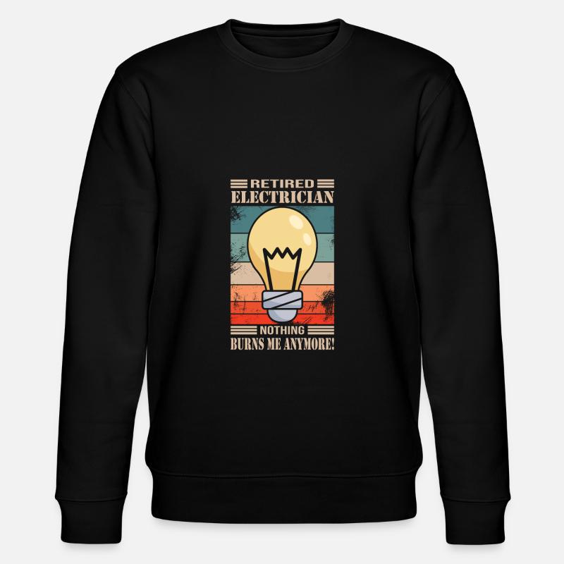 Elektriker - Stanley/Stella Unisex Bio-Sweatshirt CHANGER  - Schwarz