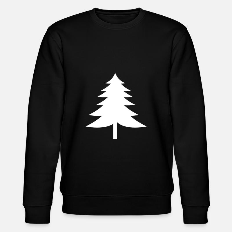 Fir tree - Stanley/Stella CHANGER Unisex Organic Sweatshirt - black