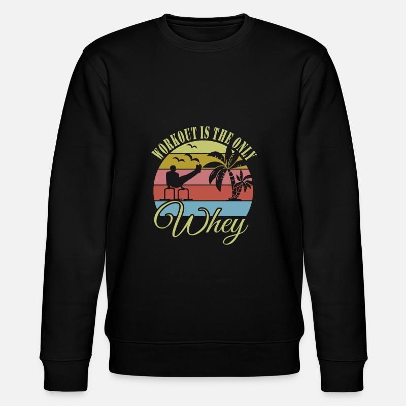 Circuit training - Stanley/Stella CHANGER Unisex Organic Sweatshirt - black