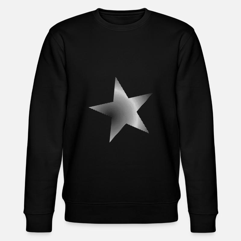 Star Points - Stanley/Stella CHANGER Unisex Organic Sweatshirt - black