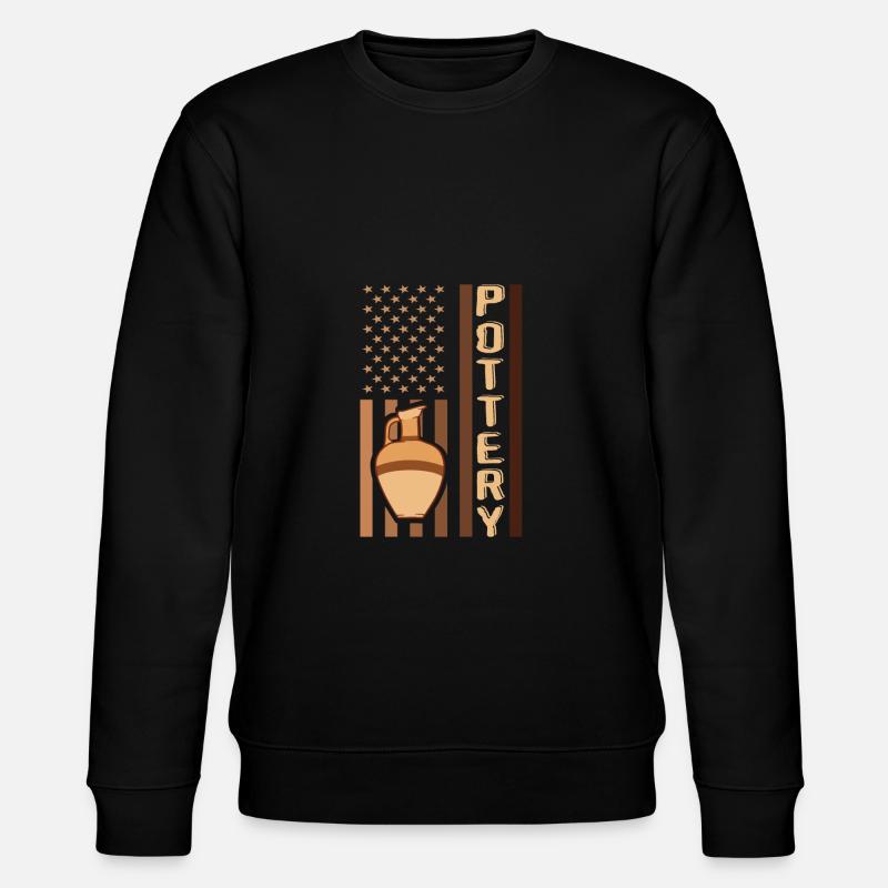 Töpfern - Stanley/Stella Unisex Bio-Sweatshirt CHANGER  - Schwarz