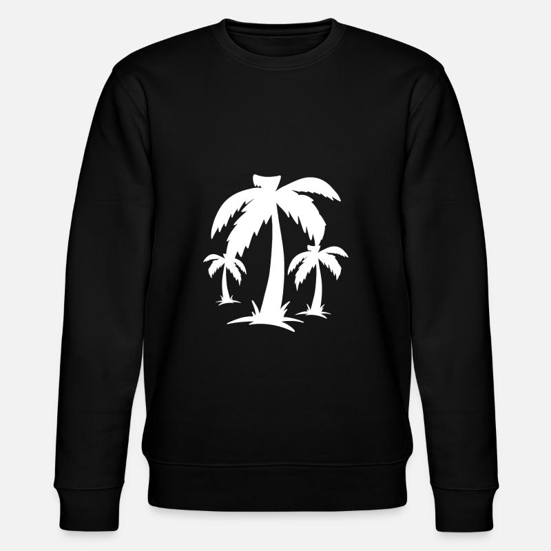 Palm Palms - Stanley/Stella CHANGER Unisex Organic Sweatshirt - black