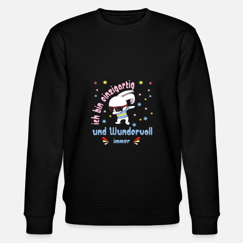 Malle - Stanley/Stella Unisex Bio-Sweatshirt CHANGER  - Schwarz