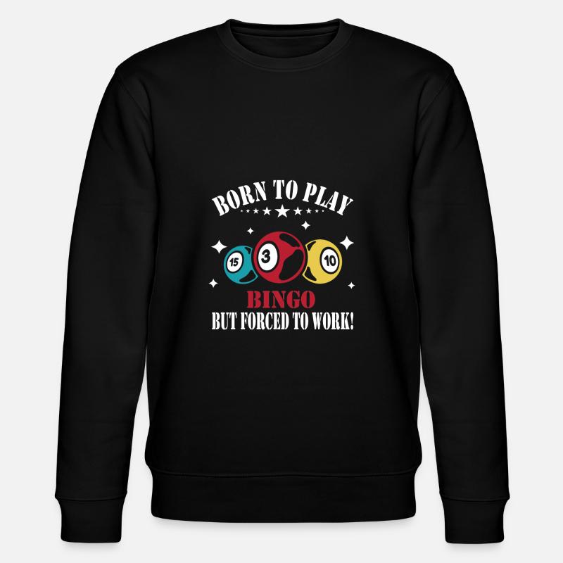 Bingo - Stanley/Stella Unisex Bio-Sweatshirt CHANGER  - Schwarz