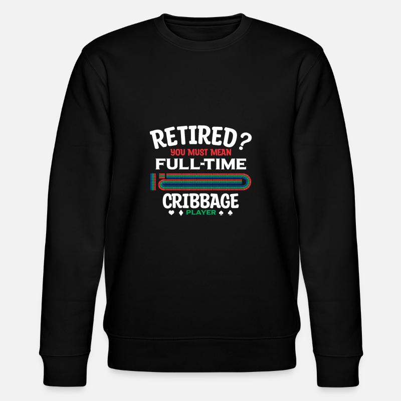 Cribbage - Stanley/Stella Unisex Bio-Sweatshirt CHANGER  - Schwarz