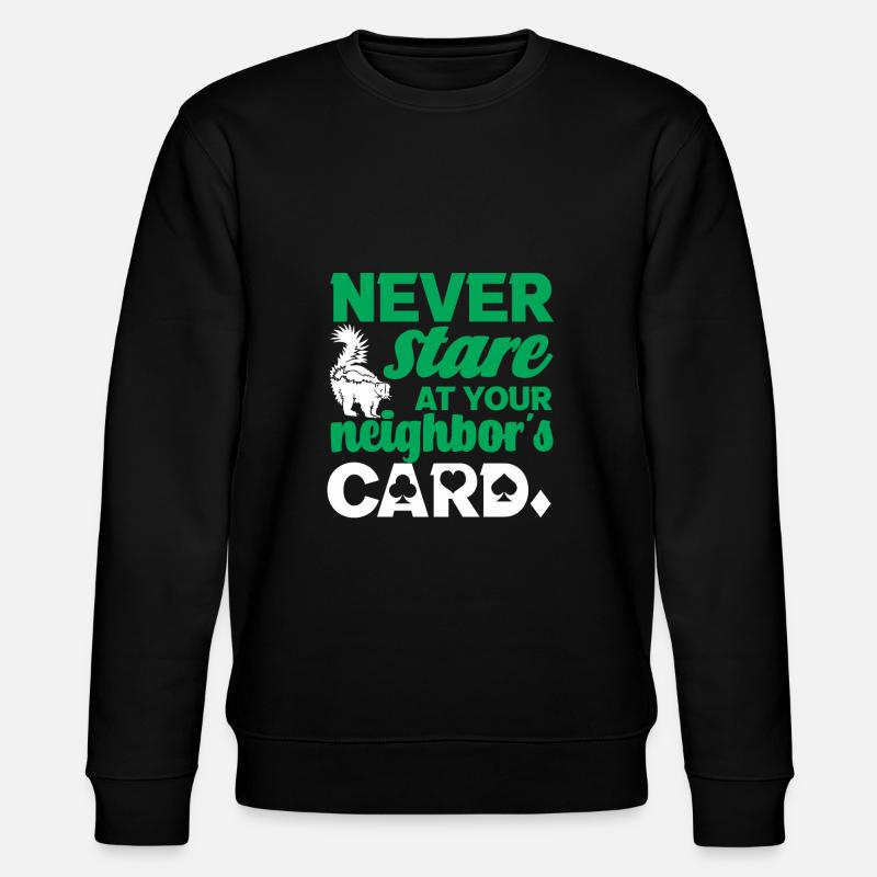 Cribbage - Stanley/Stella Unisex Bio-Sweatshirt CHANGER  - Schwarz