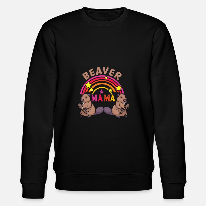 Biber - Stanley/Stella Unisex Bio-Sweatshirt CHANGER  - Schwarz