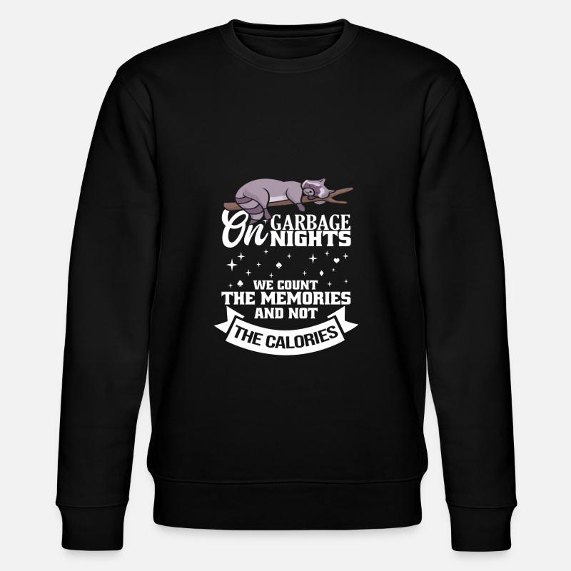 Waschbär - Stanley/Stella Unisex Bio-Sweatshirt CHANGER  - Schwarz
