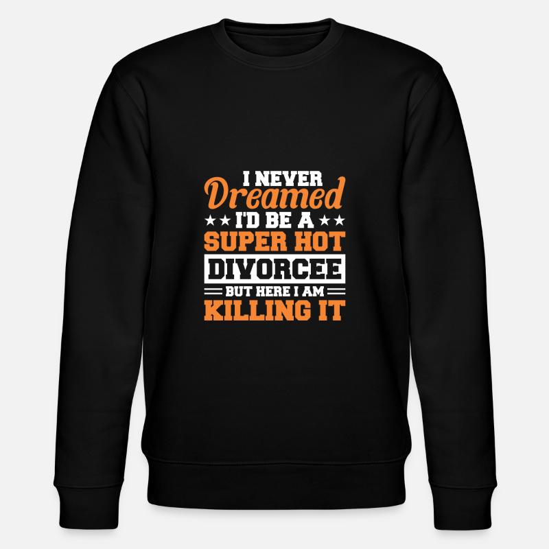 Scheidung - Stanley/Stella Unisex Bio-Sweatshirt CHANGER - Schwarz