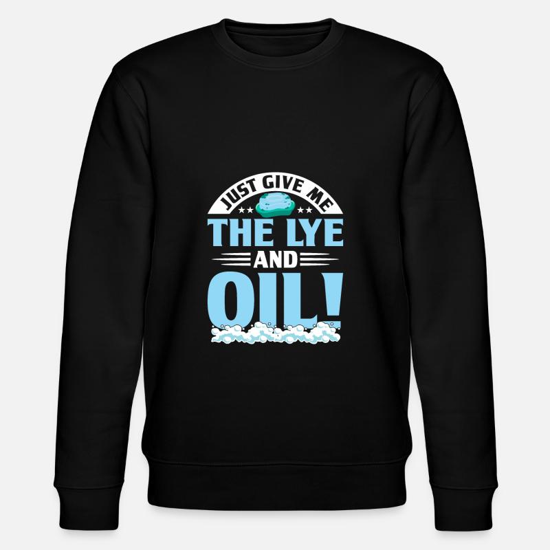 Making soap - Stanley/Stella CHANGER Unisex Organic Sweatshirt - black