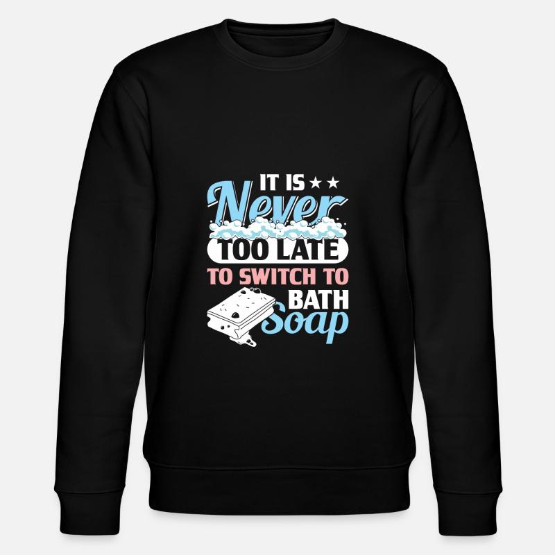 Faire du savon - Sweat bio CHANGER Stanley/Stella Unisexe - noir