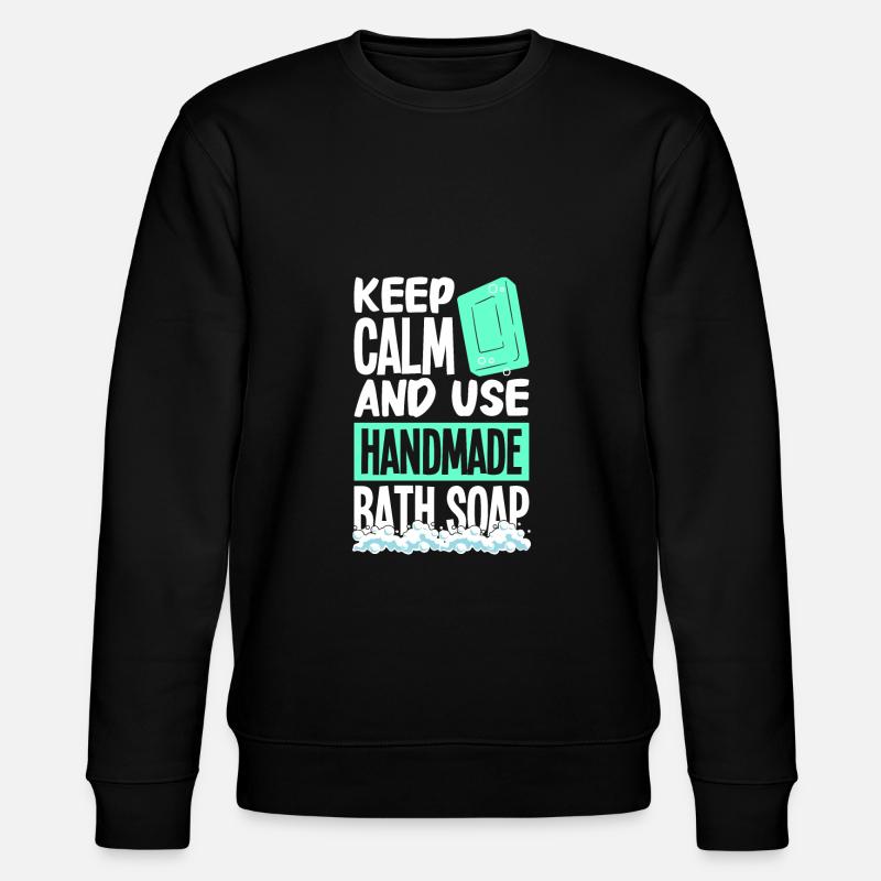 Making soap - Stanley/Stella CHANGER Unisex Organic Sweatshirt - black