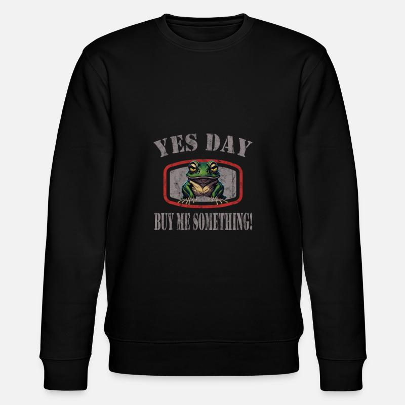 Yes Day - Stanley/Stella Unisex Bio-Sweatshirt CHANGER  - Schwarz