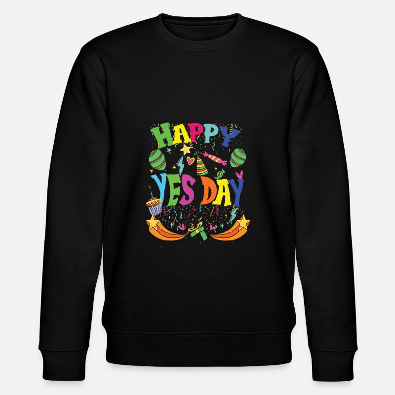 Yes Day - Stanley/Stella Unisex Bio-Sweatshirt CHANGER - Schwarz