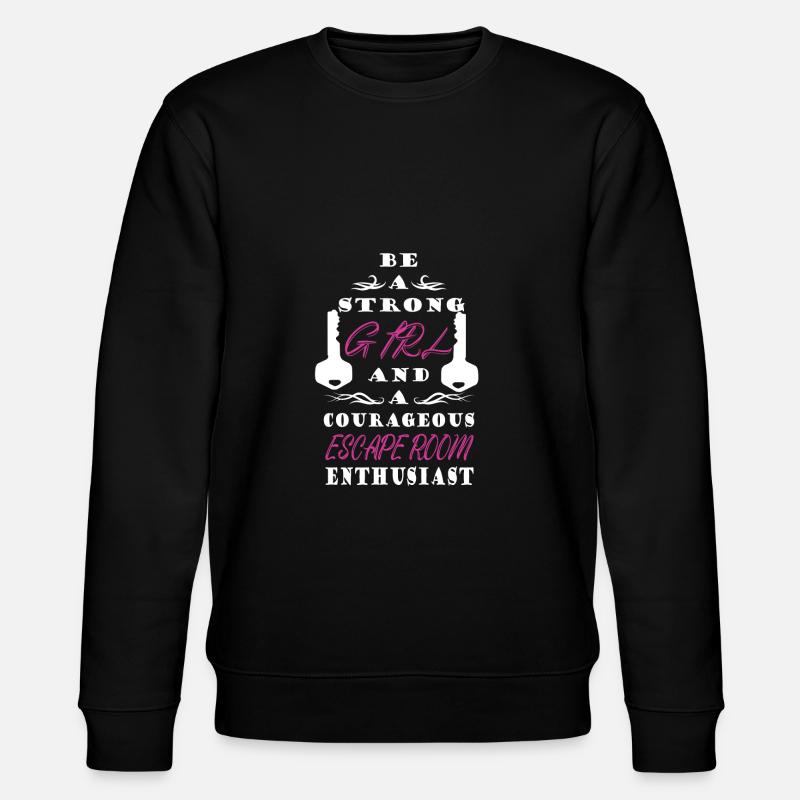 Escape Room - Stanley/Stella Unisex Bio-Sweatshirt CHANGER  - Schwarz