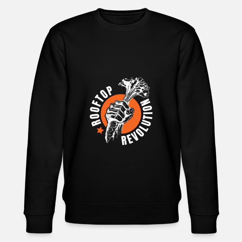 Kleingarten in der Stadt - Stanley/Stella Unisex Bio-Sweatshirt CHANGER - Schwarz