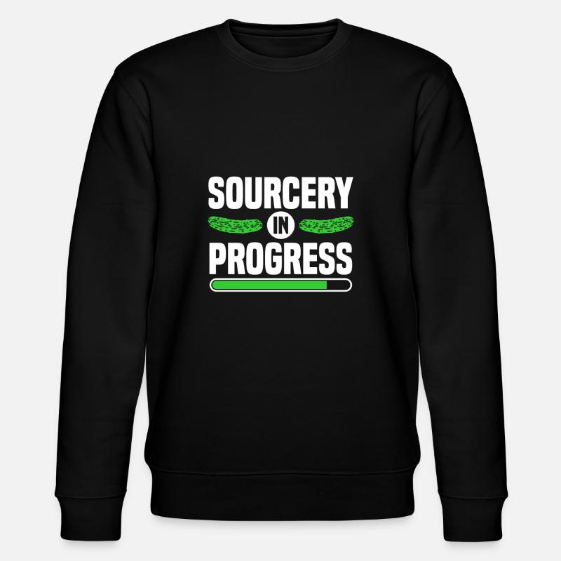 Gurken - Stanley/Stella Unisex Bio-Sweatshirt CHANGER  - Schwarz