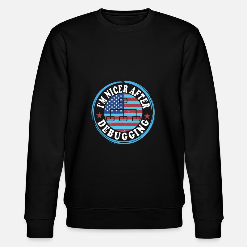 Network Engineer - Stanley/Stella Unisex Bio-Sweatshirt CHANGER  - Schwarz