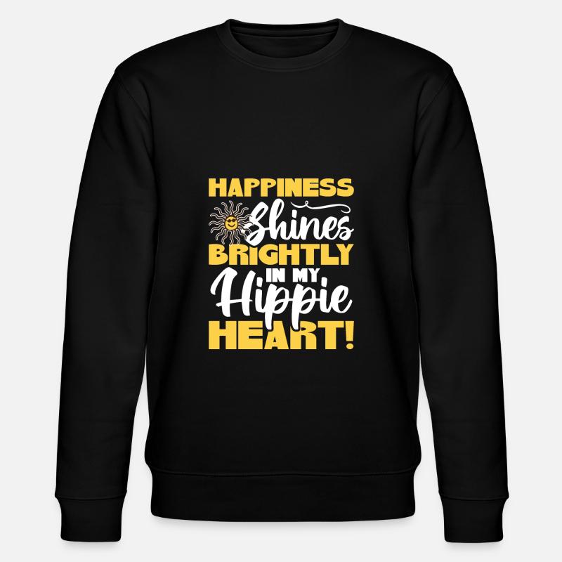 Hippie - Stanley/Stella Unisex Bio-Sweatshirt CHANGER  - Schwarz