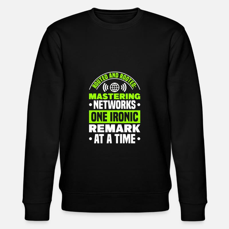 Network Engineer - Stanley/Stella CHANGER Unisex Organic Sweatshirt - black