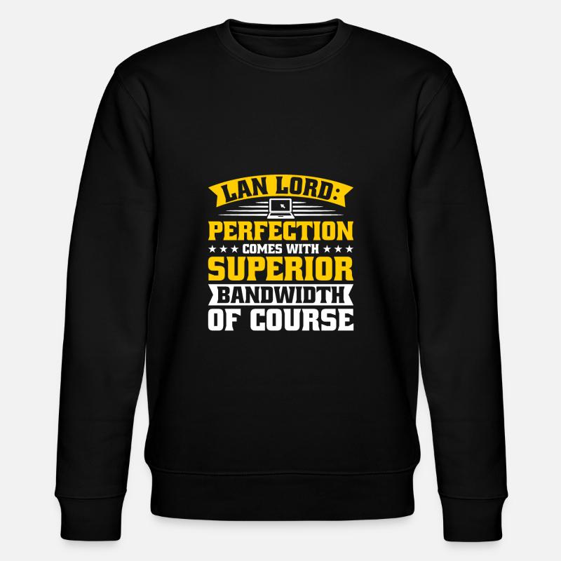 Network Engineer - Stanley/Stella Unisex Bio-Sweatshirt CHANGER  - Schwarz