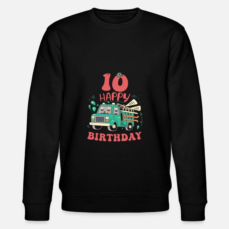 10e anniversaire Garçons - Sweat bio CHANGER Stanley/Stella Unisexe - noir