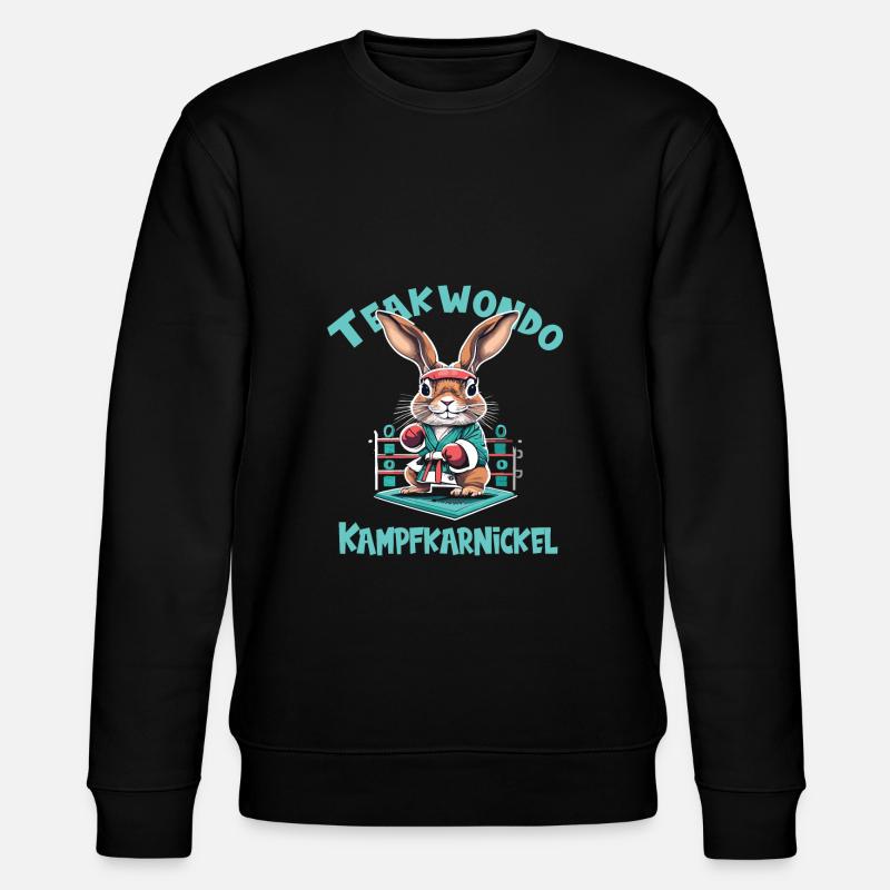 Teakwondo - Stanley/Stella Unisex Bio-Sweatshirt CHANGER  - Schwarz