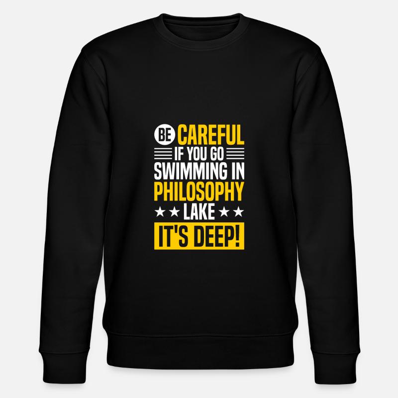 Philosophie - Stanley/Stella Unisex Bio-Sweatshirt CHANGER  - Schwarz