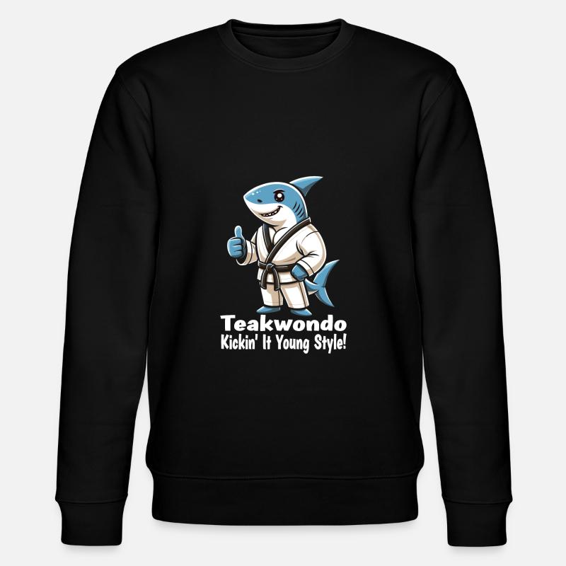 Teakwondo - Stanley/Stella Unisex Bio-Sweatshirt CHANGER  - Schwarz
