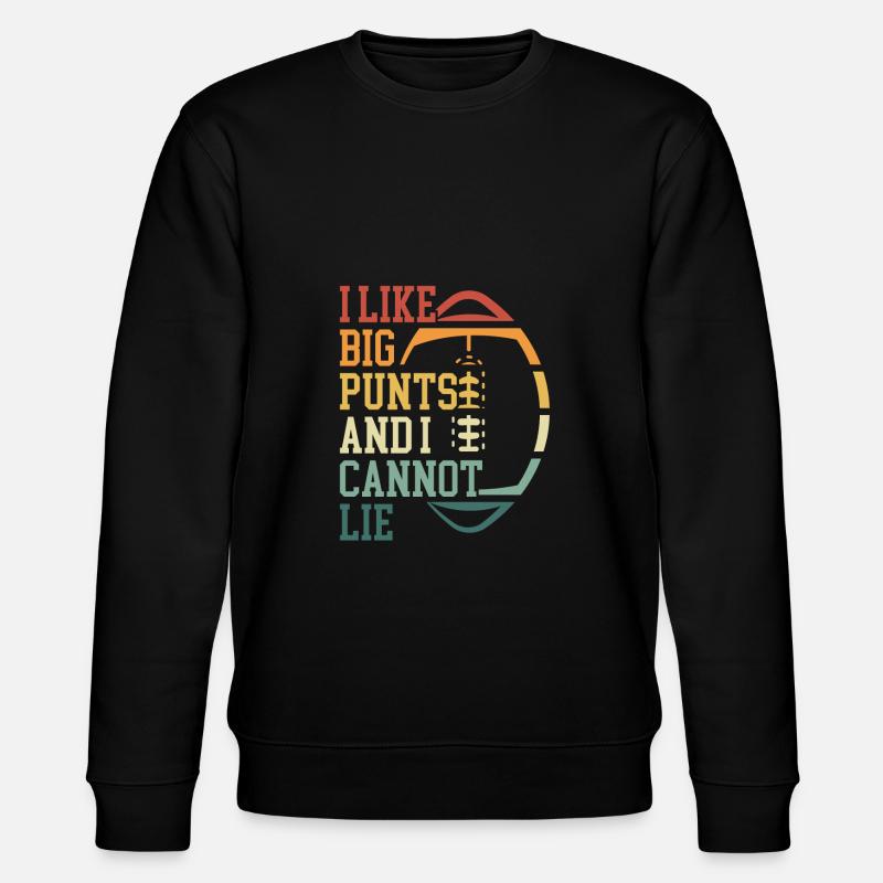 Ich Mag Große Punts Retro - Stanley/Stella Unisex Bio-Sweatshirt CHANGER  - Schwarz