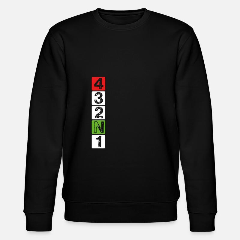 Motorcycle gear shift - Stanley/Stella CHANGER Unisex Organic Sweatshirt - black
