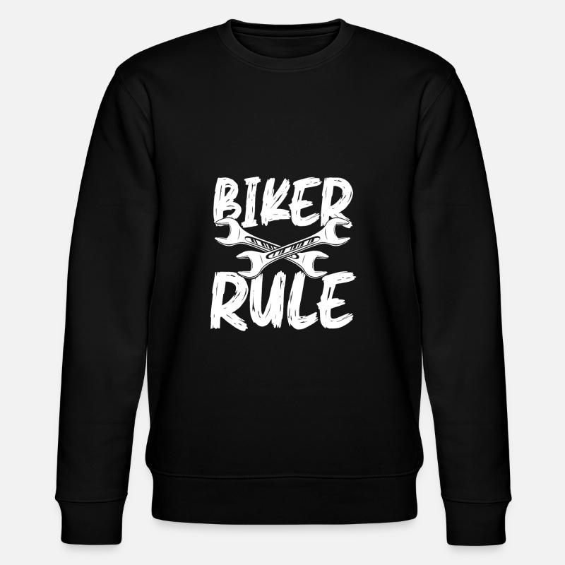 Biker regel - Stanley/Stella Unisex Bio-Sweatshirt CHANGER  - Schwarz