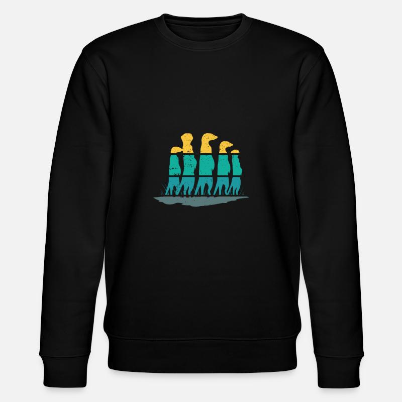 Suricates Bleu Et Jaune - Sweat bio CHANGER Stanley/Stella Unisexe - noir