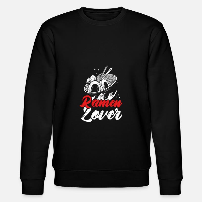 Ramen Liebhaber - Stanley/Stella Unisex Bio-Sweatshirt CHANGER  - Schwarz